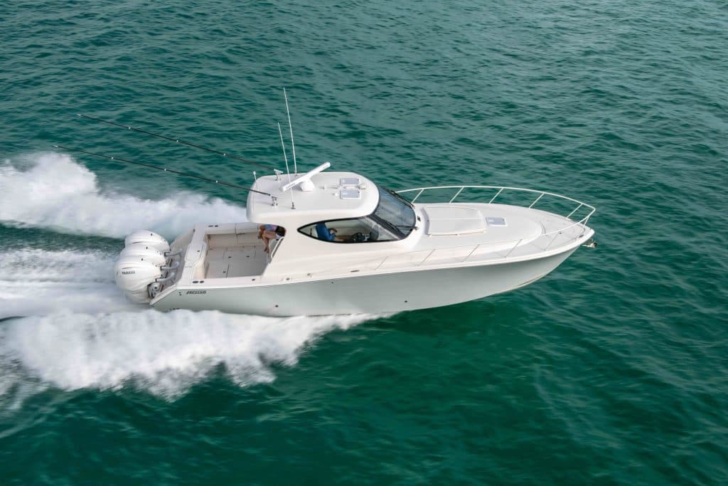 A boat underway — Coastal Yacht